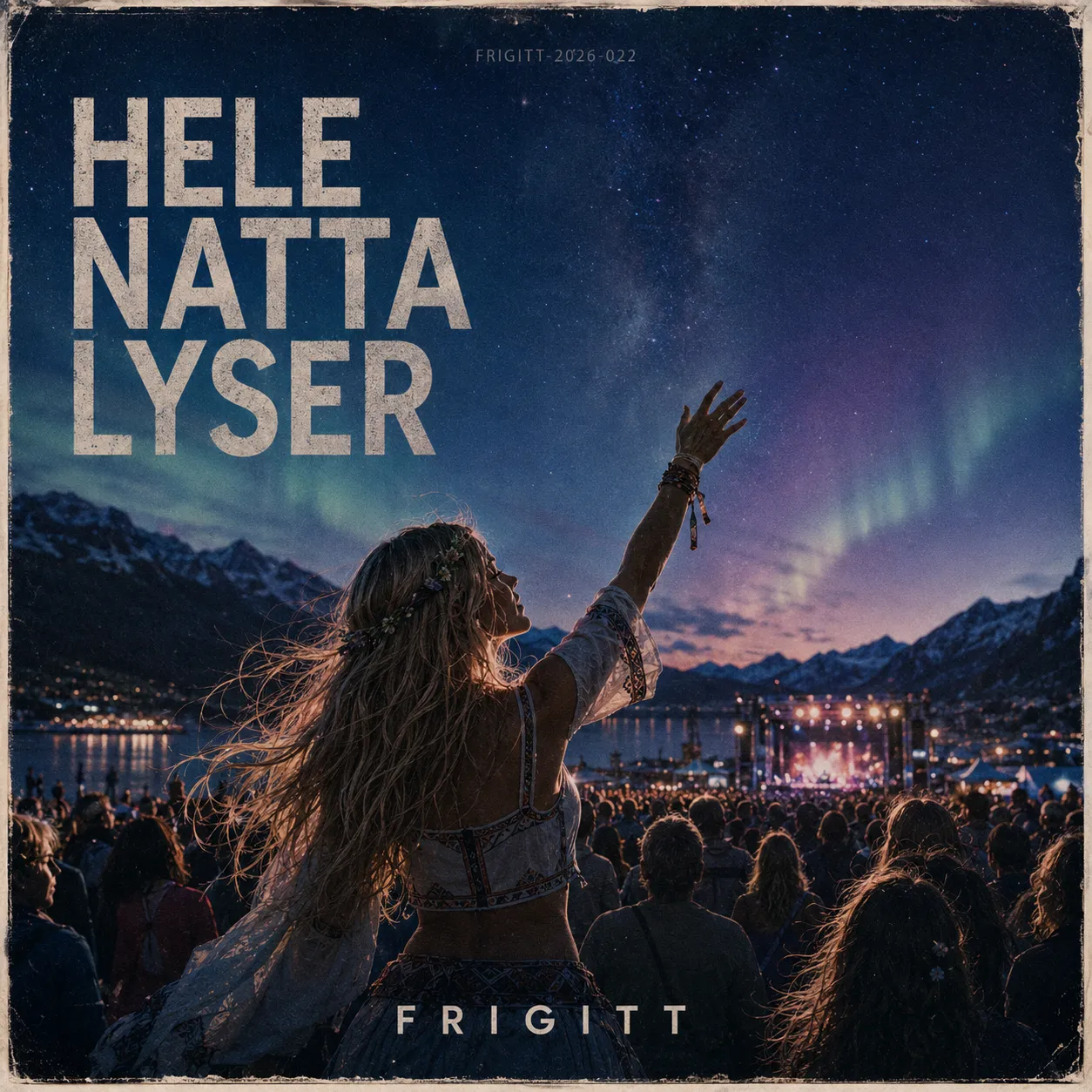 Omslag til Hele Natta Lyser av Frigitt