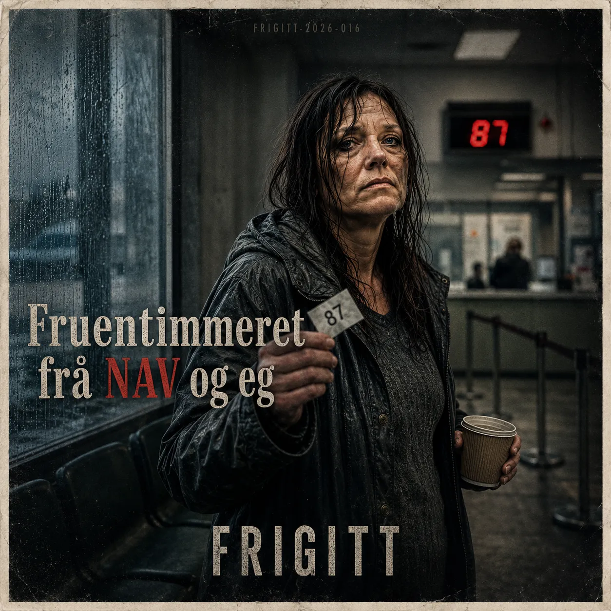 Omslag til Fruentimmeret frå NAV og eg av Frigitt