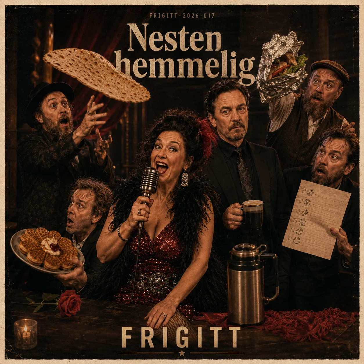 Omslag til Nesten hemmelig av Frigitt